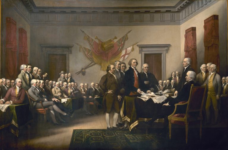 Thomas Jefferson at the Signing